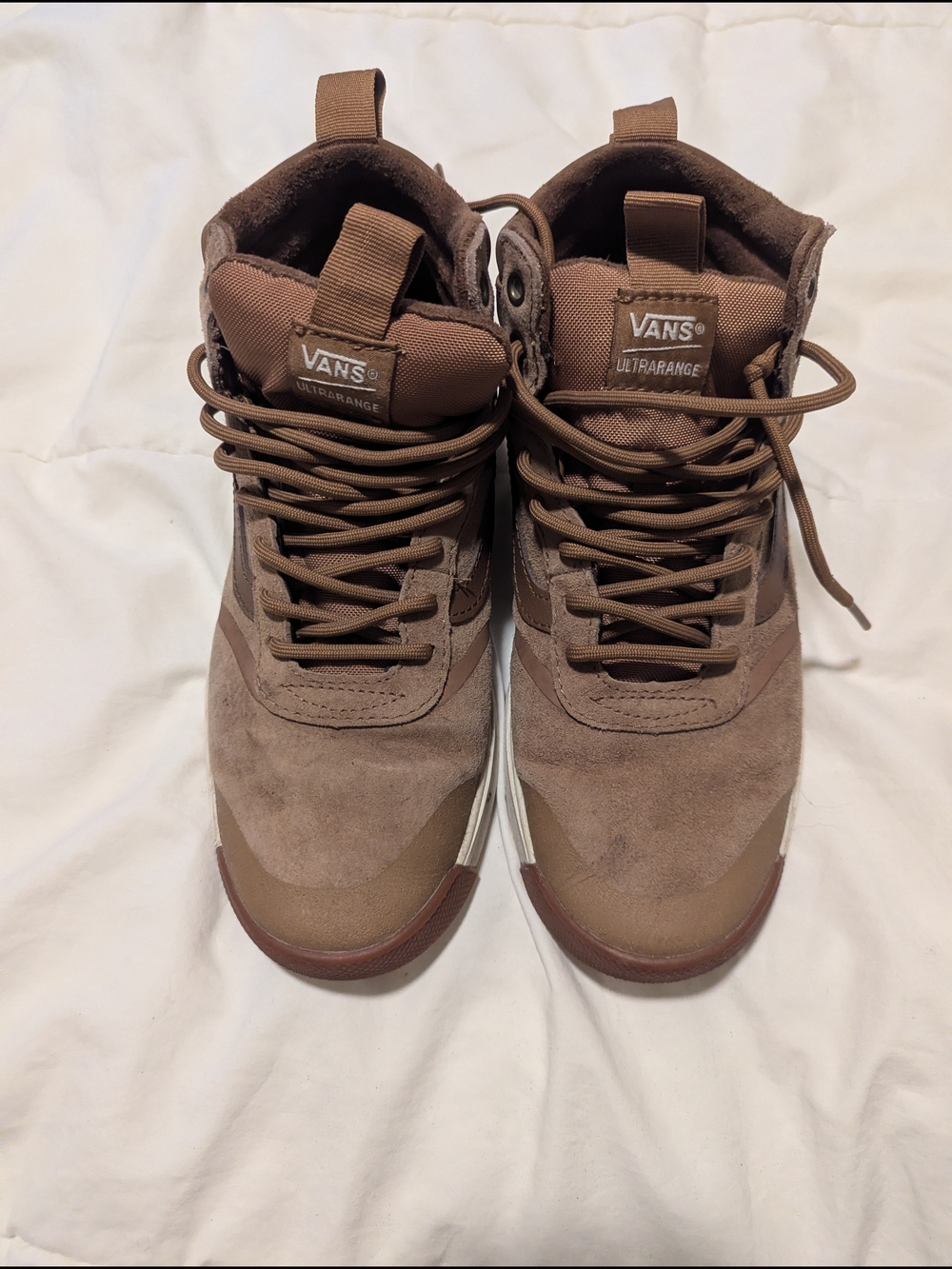 Vans UltraRange Men's Brown High-Top Sneakers, 7.5